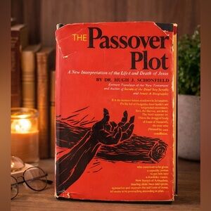 The Passover Plot by Hugh J. Schonfield 1965 HC w Dust Jacket Bernard Geis